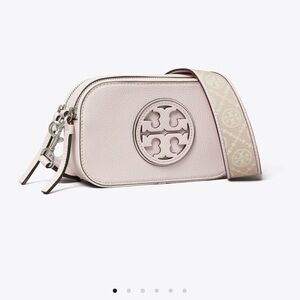 Tory Burch Mini Miller Pale Pink Crossbody Bag